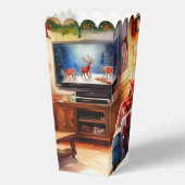 Dit is het seizoen voor de kerst films popcorn bedankdoosjes (Voorkant)