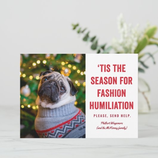 Dit is het seizoen voor de Mode Vernederende Kerst (Staand voorkant)