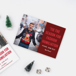 Dit is het seizoen voor de vernedering van de Mode Briefkaart