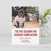 Dit is het seizoen voor de vernedering van Kerstmi (Staand voorkant)