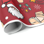 Dit is het seizoen voor deze geweldige cadeauverpa cadeaupapier (Rol Hoek)