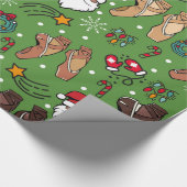 Dit is het seizoen voor deze geweldige cadeauverpa cadeaupapier (Hoek)