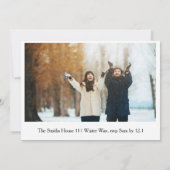 Dit is het seizoen voor feestdagen kaart (Achterkant)