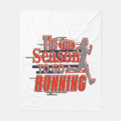 Dit is het seizoen voor feestelijke kerstmis fleece deken (Voorkant)