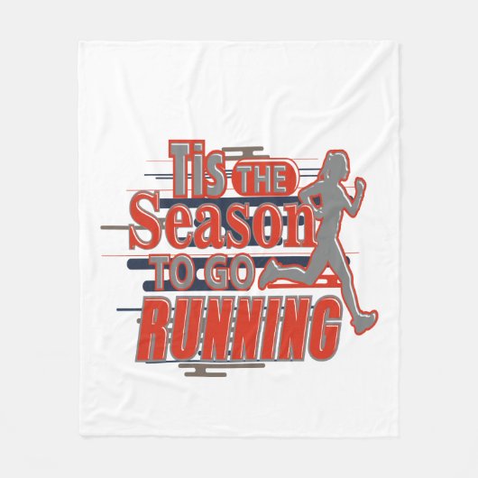 Dit is het seizoen voor feestelijke kerstmis fleece deken (Voorkant)