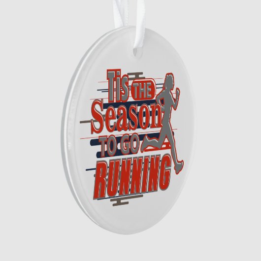 Dit is het seizoen voor feestelijke kerstmis ornament (voorkant)