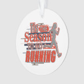 Dit is het seizoen voor feestelijke kerstmis ornament (voorkant)