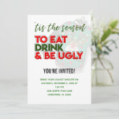 Dit is het seizoen voor het eten van Drink en het  Kaart (Staand voorkant)