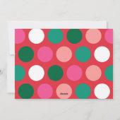 'Dit is het seizoen voor Joy Circle Foto Vakantie  Feestdagenkaart (Achterkant)