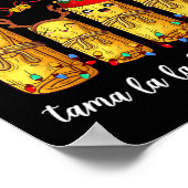 Dit is het seizoen voor Tamales Kerstvakantie Mexi Poster (Hoek)