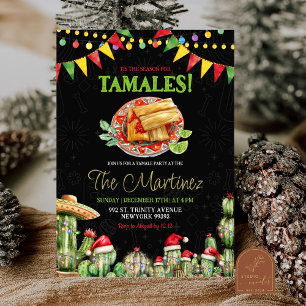 Dit is het seizoen voor Tamales Mexican Christmas  Kaart