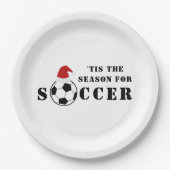 Dit is het seizoen voor voetgangers | Kerstmis Papieren Bordje (Voorkant)