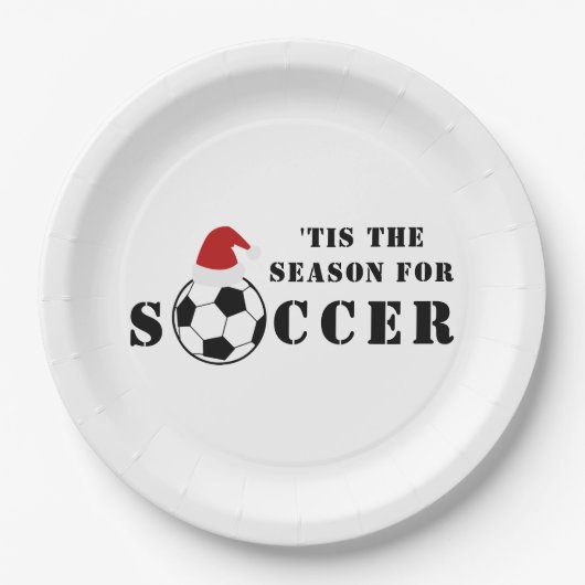 Dit is het seizoen voor voetgangers | Kerstmis Papieren Bordje (Voorkant)