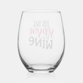 Dit is het seizoen voor wijn wijnglas zonder voet (Achterkant)