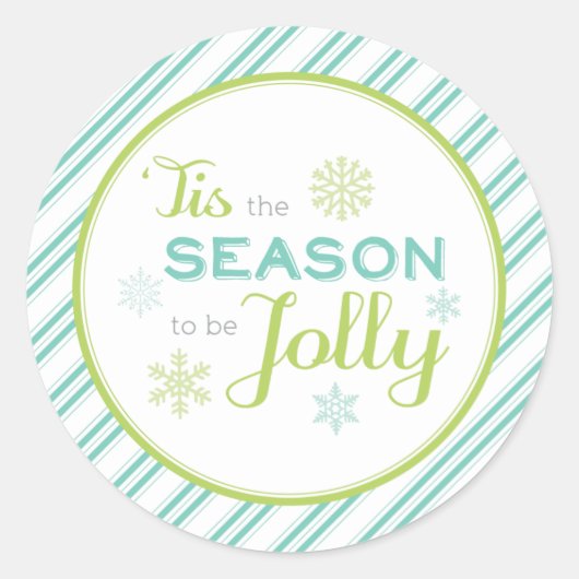 Dit is het seizoen waarin alleen Kerst sticker kan (Voorkant)