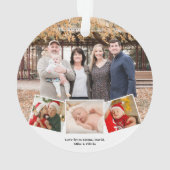 Dit is het seizoen waarin de foto's van de pijnboo ornament (achterkant)