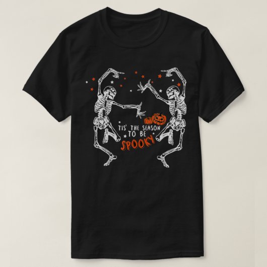 Dit is het seizoen waarin de Herfst halloween dans T-shirt (Design voorkant)