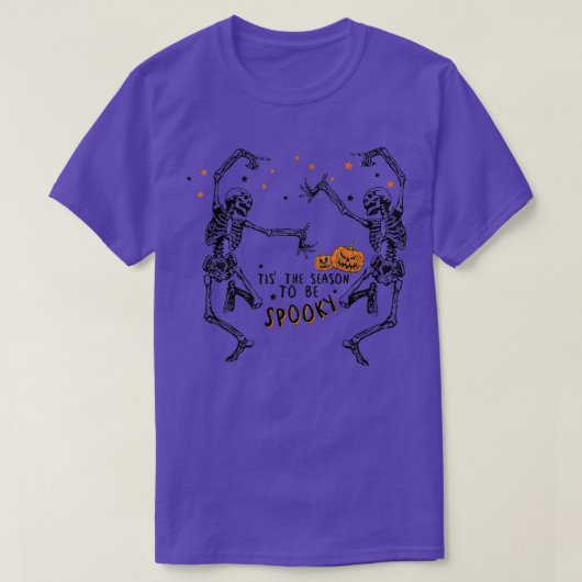 Dit is het seizoen waarin de Herfst halloween dans T-shirt (Design voorkant)