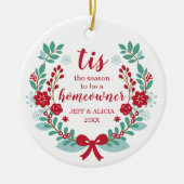 Dit is het seizoen waarin de thuiseigenaar persoon keramisch ornament (Voorkant)