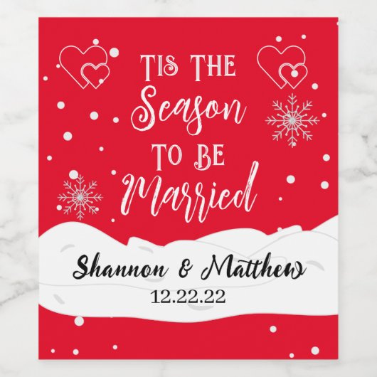 Dit is het seizoen waarin het etiket met gehuwde w (Enkel label)