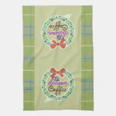 Dit is het seizoen waarin koffie wordt gekocht theedoek (Verticaal)