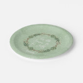 'Dit is het seizoen Waterverf krans kerst Bord (Gekanteld)