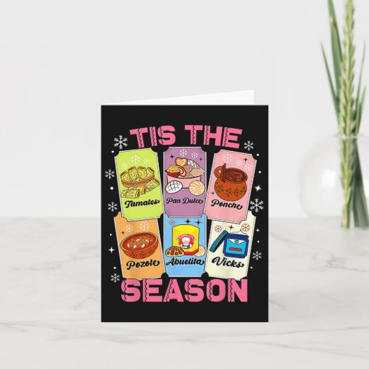 Dit is het seizoen Xmas Kaart Mexican Christmas Pa (Voorkant)