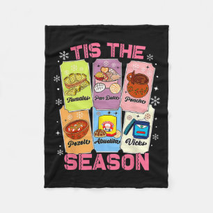 Dit is het seizoen Xmas Kaart Mexican Christmas Pa Fleece Deken