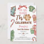 Dit is het tweede seizoen! Meisje Kerstmis 2e verj Kaart (Voorkant)