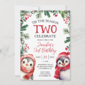 Dit is het tweede seizoen | Winterpinguïns 2e verj Kaart (Voorkant)