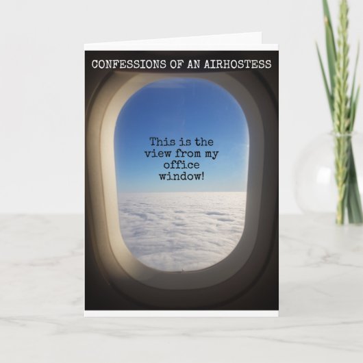 Dit is het uitzicht uit mijn kantoor venster kaart (Voorkant)