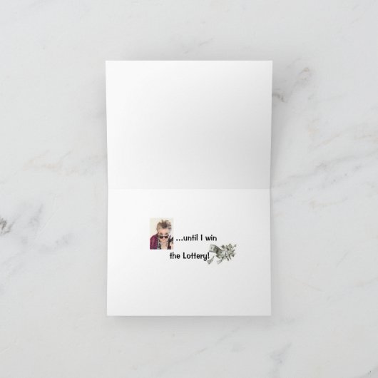 Dit is het Wenskaart met Life Folded Kaart (Binnen)