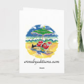 Dit is het Wenskaart van het seizoen Feestdagen Kaart (Achterkant)