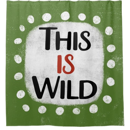 Dit is het Wild Shower Gordijn (Voorkant)