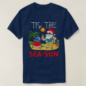 Dit is het Zee kerstmis in juli Funny Sarcasm T-shirt (Design voorkant)
