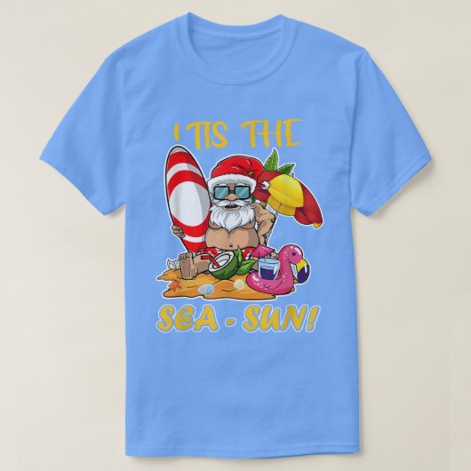 Dit is het Zee kerstmis in juli Summ T-shirt (Design voorkant)