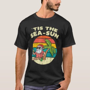 Dit is het Zee Sun Santa Beach Summer Kerstmis in  T-shirt