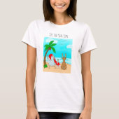 Dit is het Zee-Sun Snowbird Kerstmis T-shirt (Voorkant)