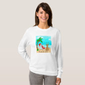 Dit is het Zee-Sun Snowbird Kerstmis T-shirt (Voorkant volledig)