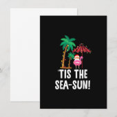 Dit is het Zee-Sun tropische kerstseizoen Santa Fl Kaart (Voorkant / Achterkant)