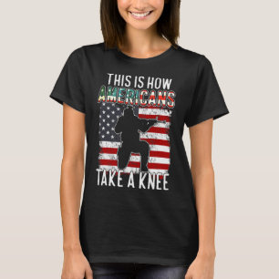 Dit is hoe Amerikanen een knie grappige gift Veter T-shirt