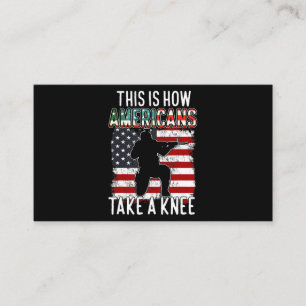 Dit is hoe Amerikanen een knie grappige gift Veter Visitekaartje