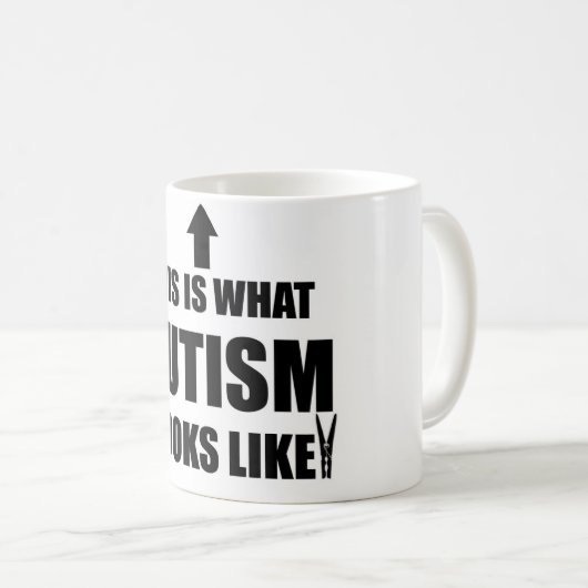 Dit is hoe Autisme eruit ziet - Mok (Voorkant rechts)