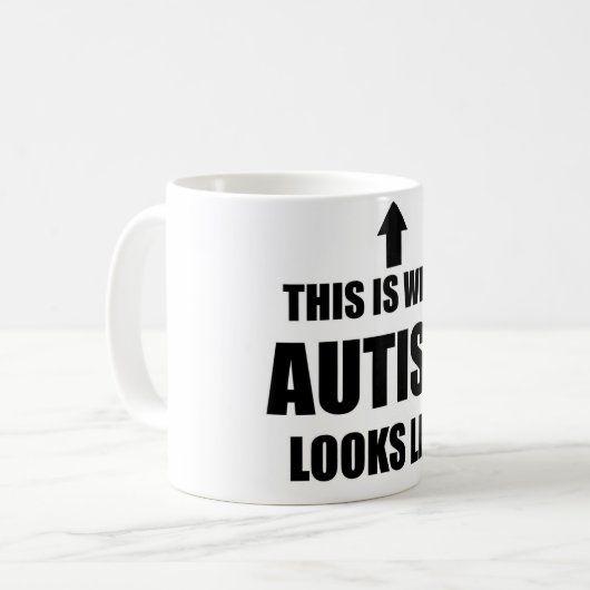 Dit is hoe Autisme eruit ziet - Mok (Voorkant links)