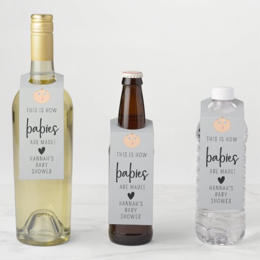 Dit is hoe baby's worden gemaakt Bottle Hanger Lab (In situ)