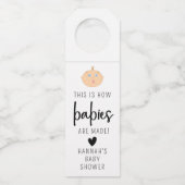 Dit is hoe baby's worden gemaakt Bottle Hanger Lab (Voorkant)