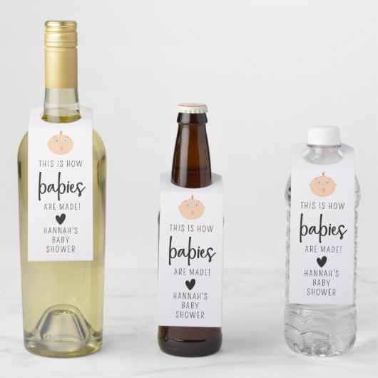 Dit is hoe baby's worden gemaakt Bottle Hanger Lab (In situ)