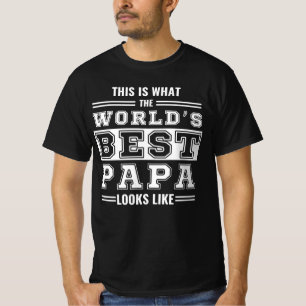 Dit is hoe de beste papa ter wereld eruit ziet t-shirt