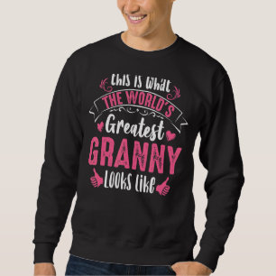 Dit is hoe de WorldDU2019s grootste oma eruit ziet Trui