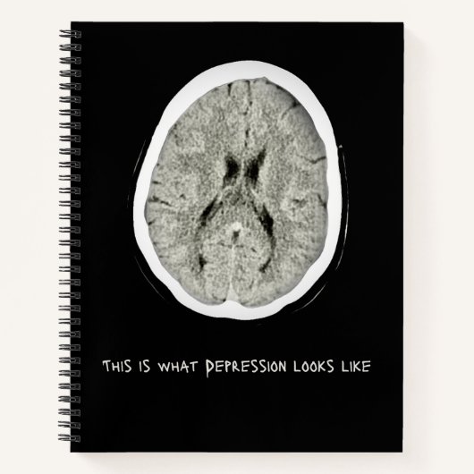 Dit is hoe depressie eruit ziet_CTFOD Notitieboek (Voorkant)